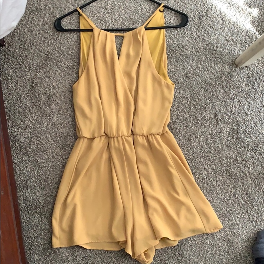 Mustard yellow romper